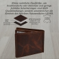 Preview: Bull Burry Hochwertige Herren Geldbörse Voll Leder mit RFID Schutz und Geschenkbox